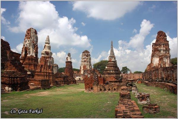 15_ayutthaya.jpg - Wat Prha Mahathat Temple , Location: Tailand, Ayutthaya